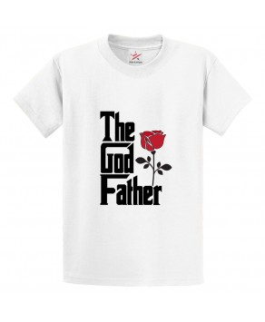 The Mafia Father with Rose Unisex Classic Kids and Adults T-Shirt